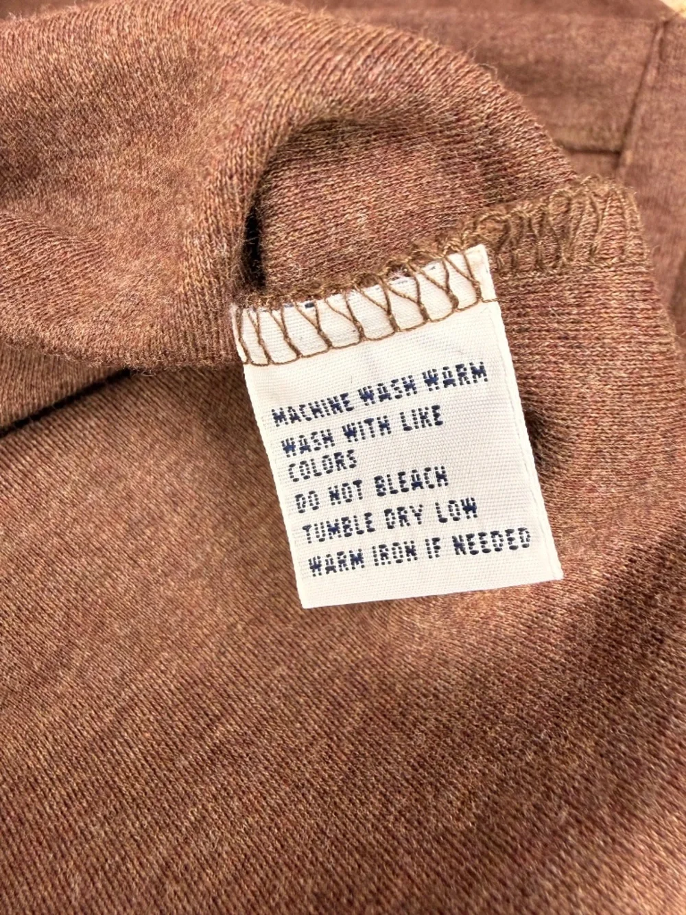 Polo Ralph Lauren Long Sleeve Polo Shirt‎ Mens XL Brown Classic Pony Casual